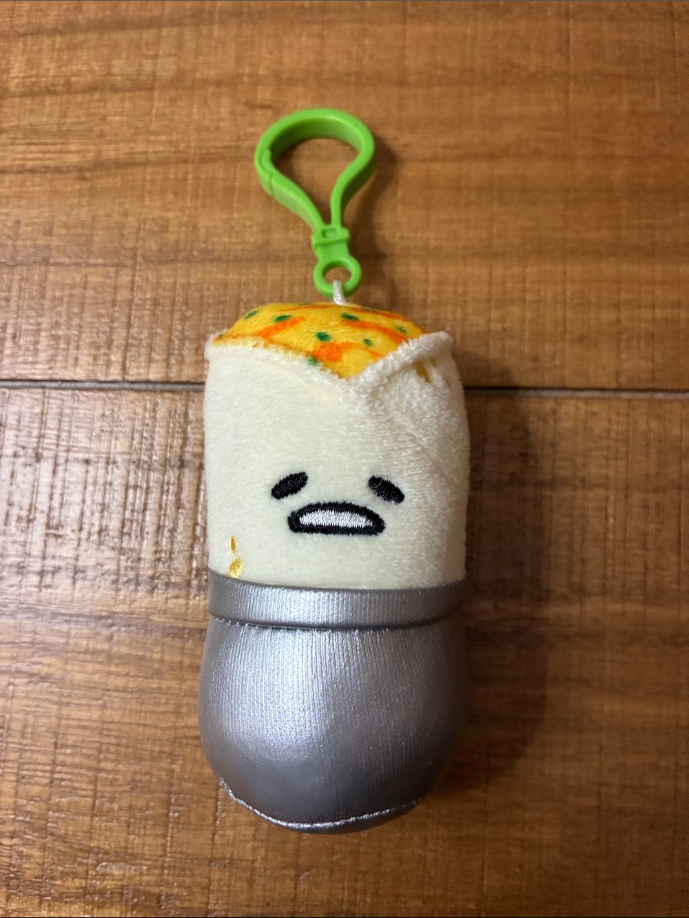 Sanrio Gudetama Rare Blind Box Plush Keychain Burrito